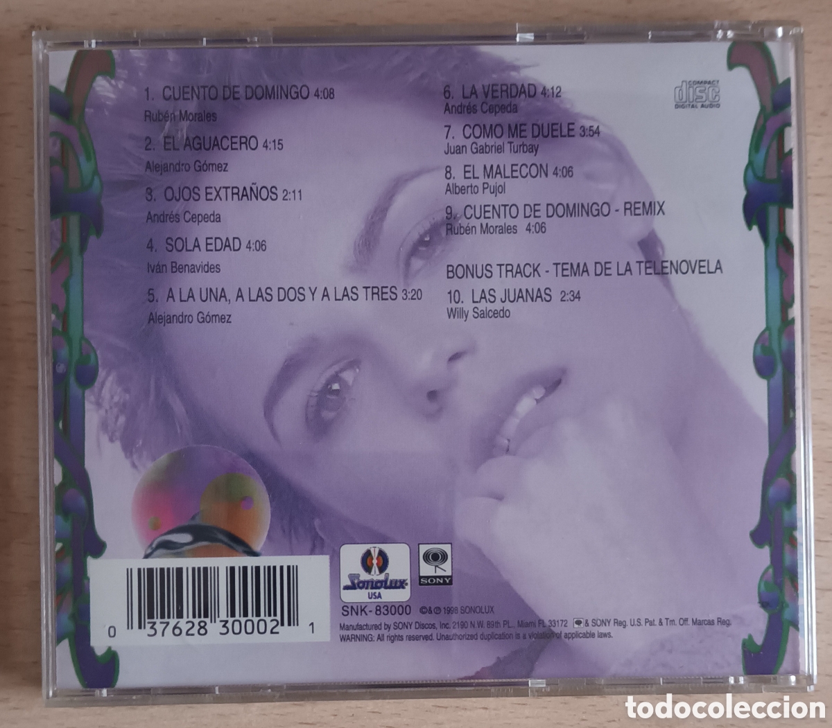 CDs de m&uacute;sica: CAROLINA SABINO- LaPuerta Azul (CD) - Foto 2