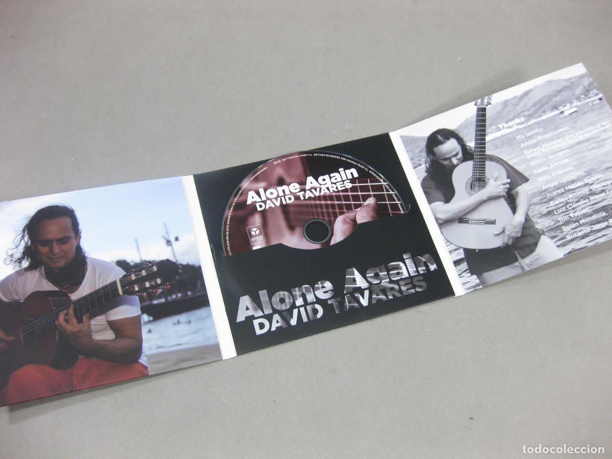 CDs de m&uacute;sica: CD DE ALONE AGAIN. DAVID TAVARES - Foto 3