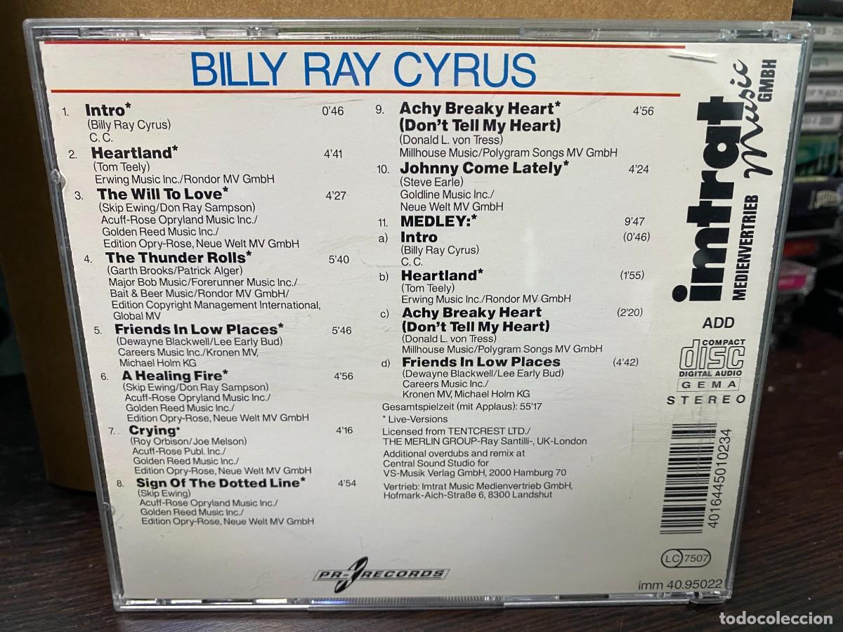 CDs de m&uacute;sica: Billy Ray Cyrus - Live (CD) - Foto 2