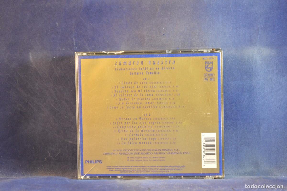 CDs de m&uacute;sica: CAMARON NUESTRO - 2 CD - Foto 2