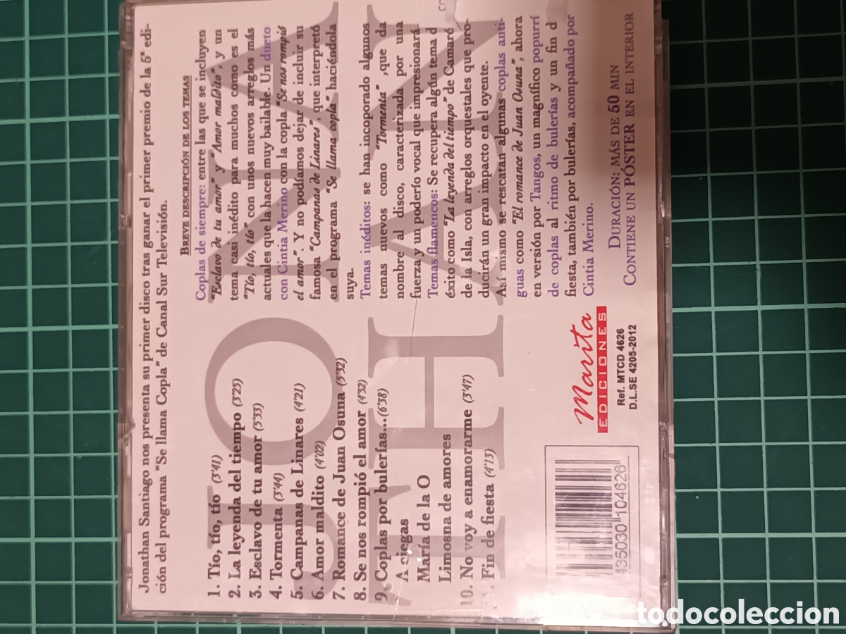 CDs de m&uacute;sica: Jonathan Santiago tormenta - Foto 2