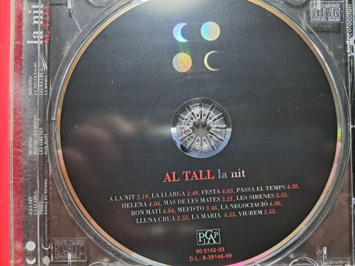 CDs de m&uacute;sica: CD: AL TALL, La nit. Grup de m&uacute;sics valencians. - Foto 2