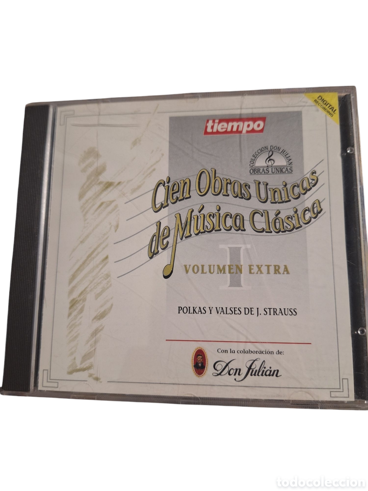 Music CDs: SCD203 Cien Obras Unicas de M&uacute;sica Cl&aacute;sica . Volumen Extra I CD SEGUNDAMANO