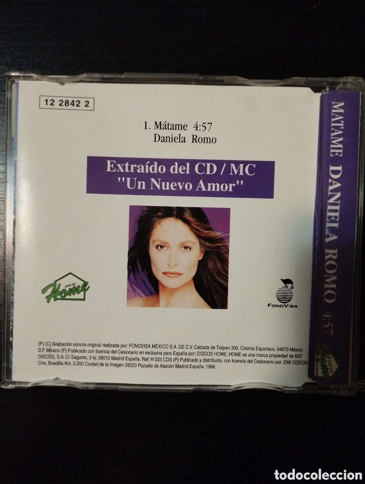 CDs de m&uacute;sica: Daniela Romo &ndash; M&aacute;tame. 1996. CD Single - Foto 2