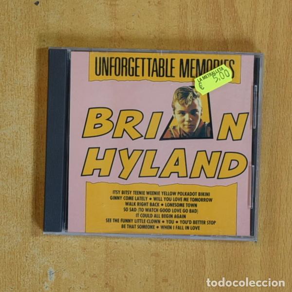 CDs de m&uacute;sica: BRIAN HYLAND - YNFORGETTABLE MEMORIES - CD - Foto 1