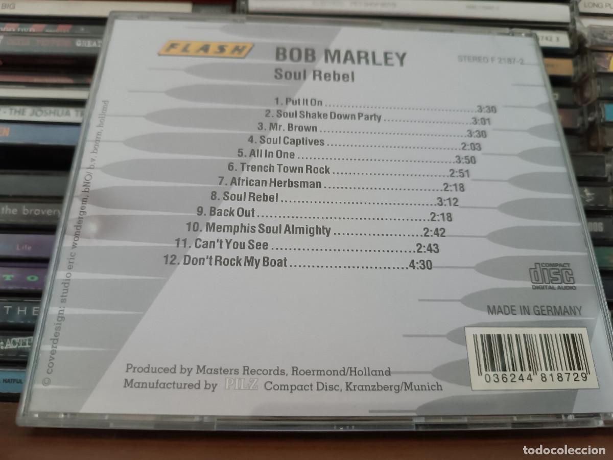 CDs de m&uacute;sica: Bob Marley &lrm;&ndash; Soul Rebel - Foto 2