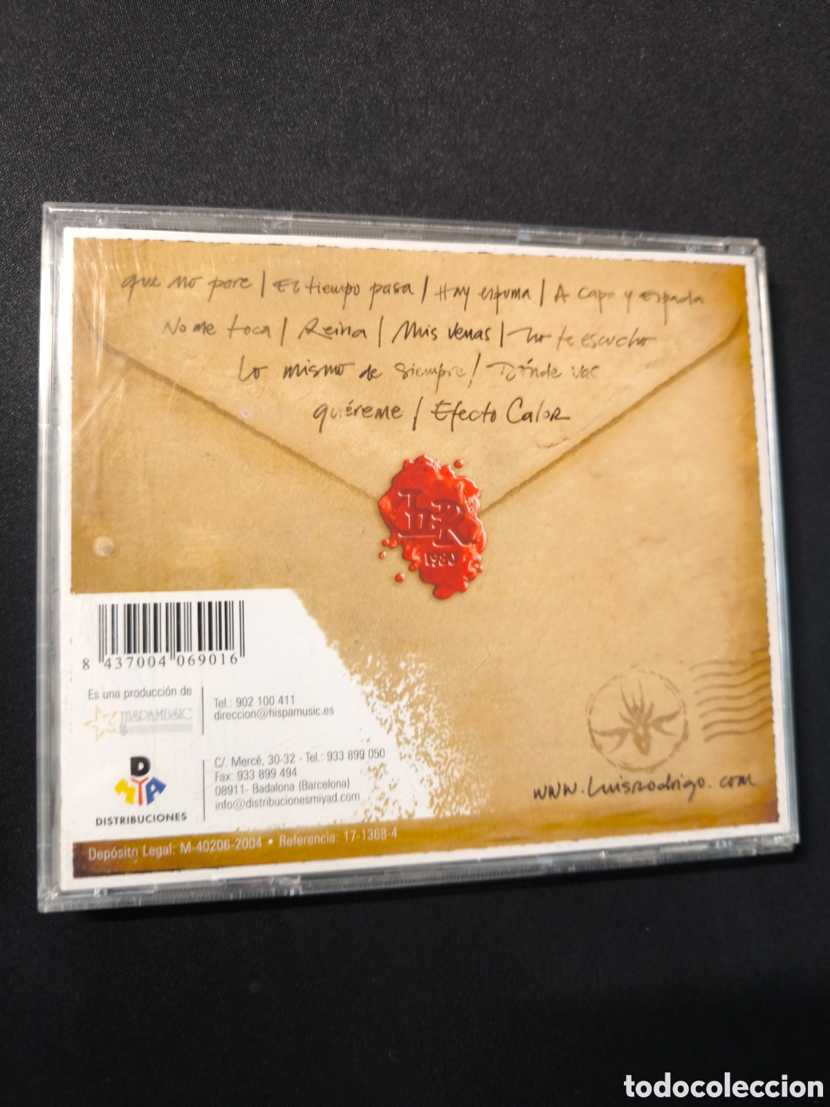 CDs de m&uacute;sica: Cd Luis Rodrigo. No me Toca - Foto 3