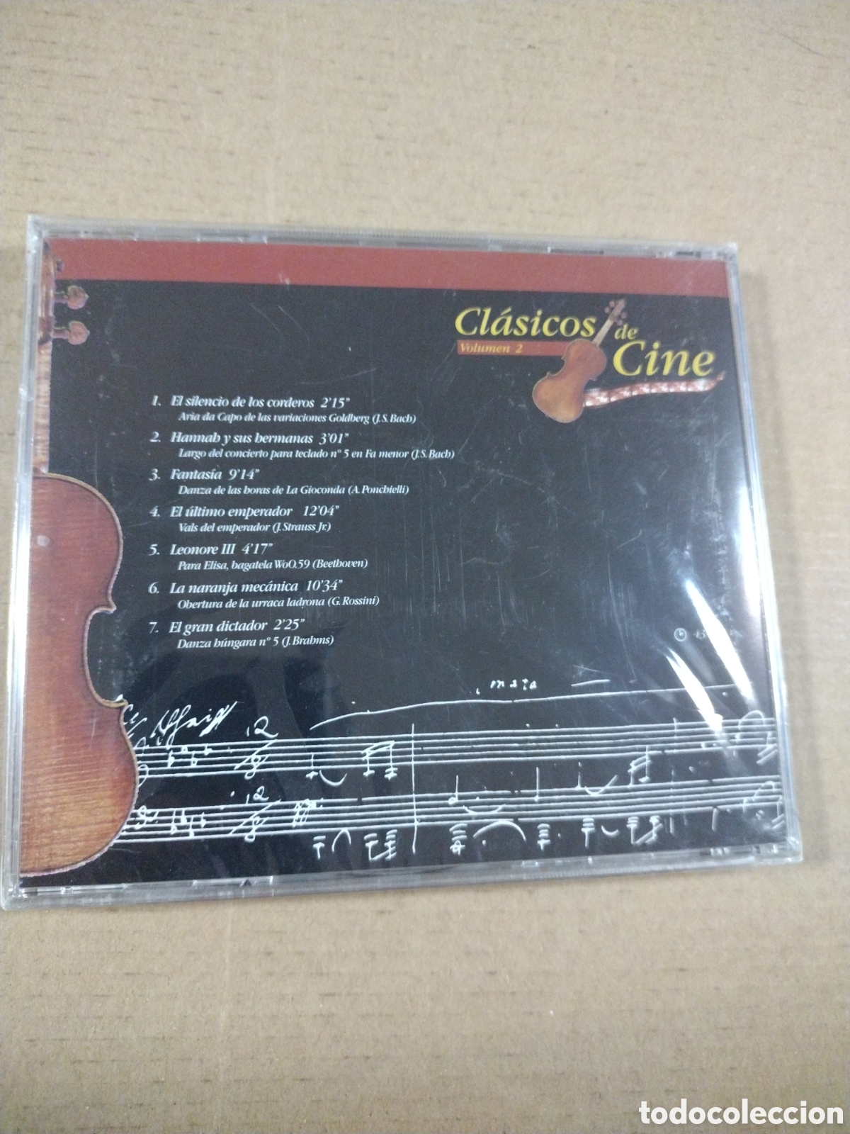 CDs de m&uacute;sica: Clasicos de Cine Volumen 2. Precintado. CD - Foto 2