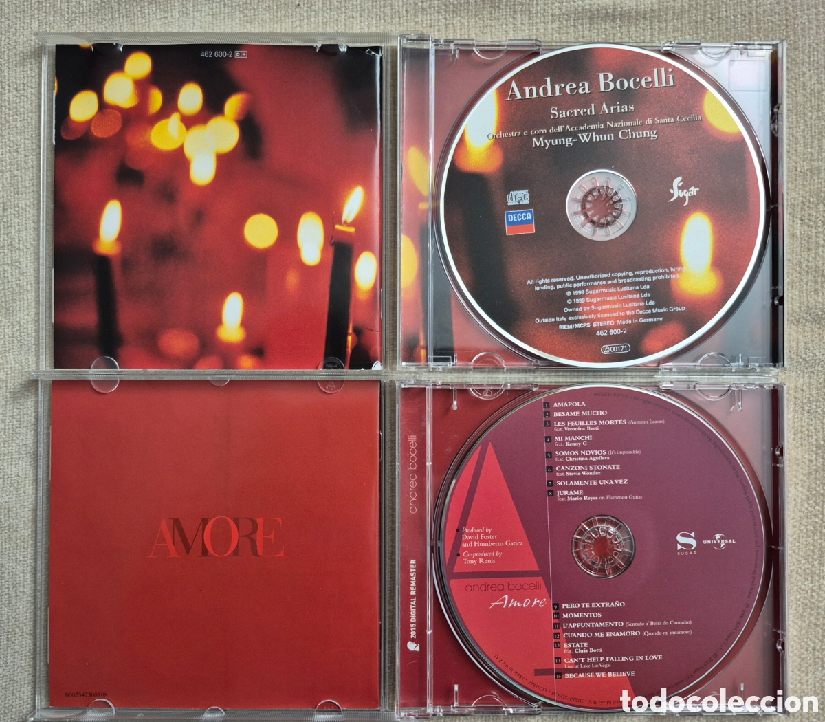 CDs de m&uacute;sica: Lote 2 CDs Andrea Bocelli - Foto 3