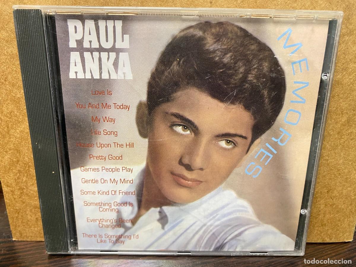 CDs de m&uacute;sica: Paul Anka - Memories (CD, Comp) - Foto 1
