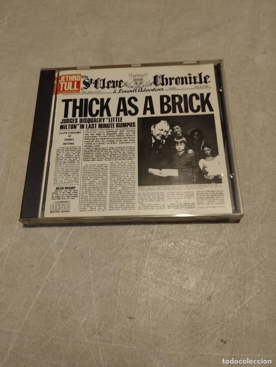 CDs de m&uacute;sica: Jethro Tull CD Thick As A Brick - Foto 1