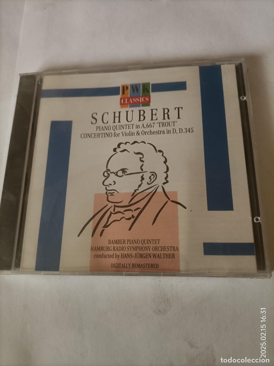 Music CDs: CD -SCHUBERT-PIANO QUINTET -PRECINTADO