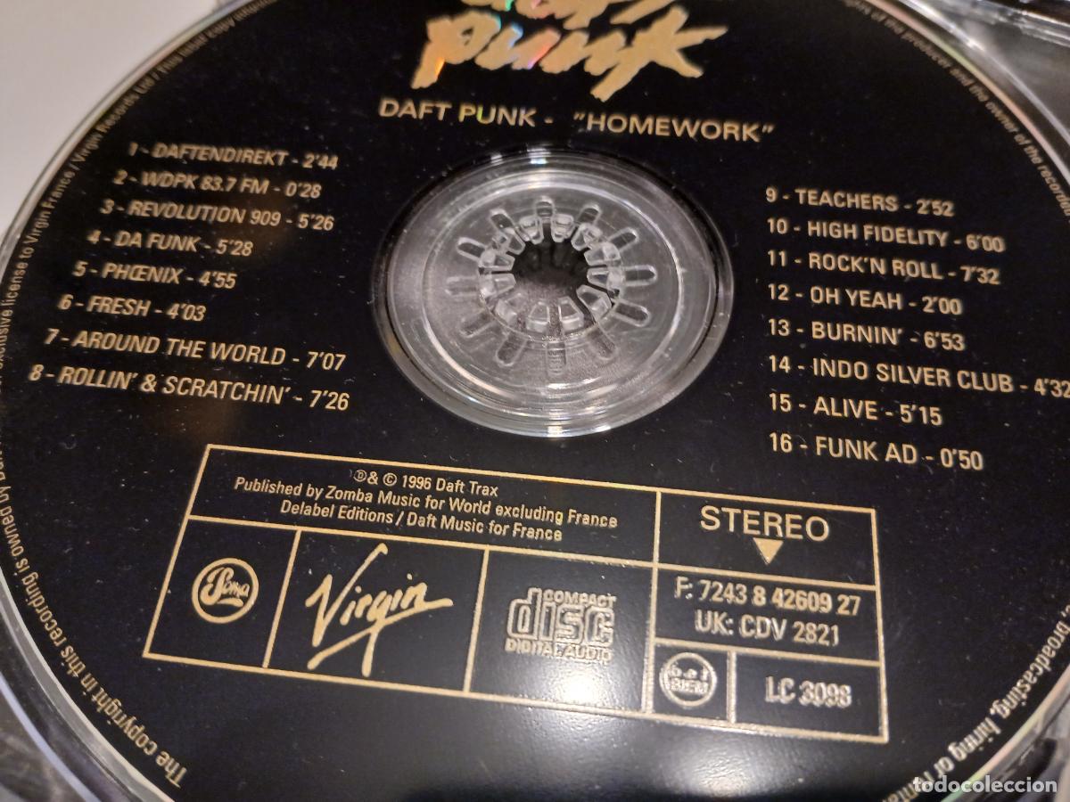 CDs de m&uacute;sica: DAFT PUNK -HOMEWORK- (1997) CD - Foto 3