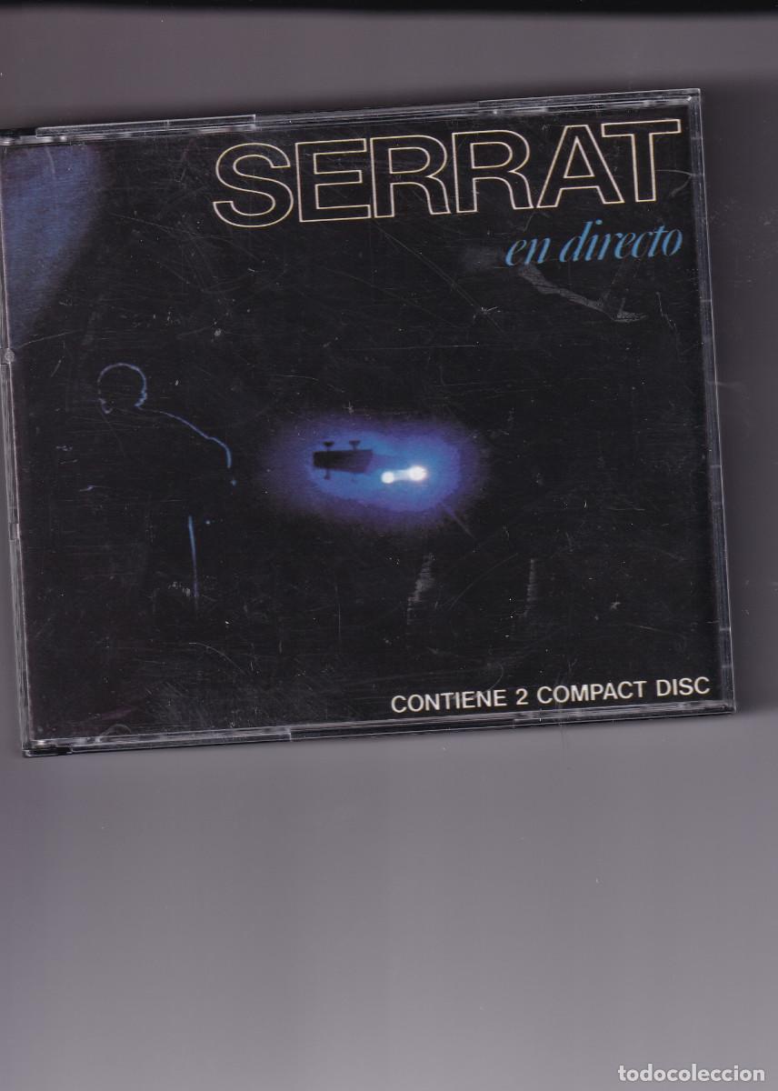 CDs de m&uacute;sica: MUSICA.-2 CD. SERRAT EN DIRECTO. - Foto 1