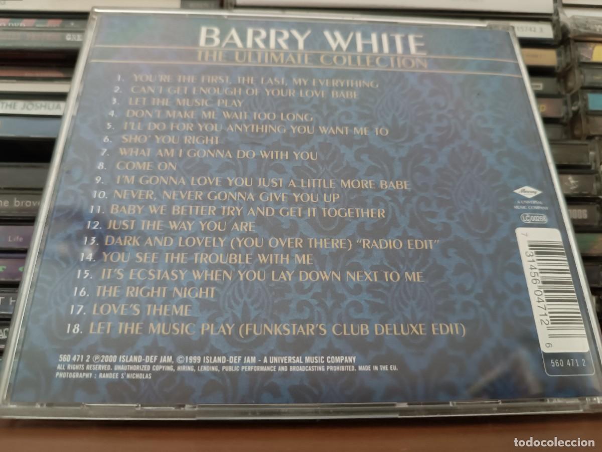 CDs de m&uacute;sica: Barry White &lrm;&ndash; The Ultimate Collection-CD - Foto 2