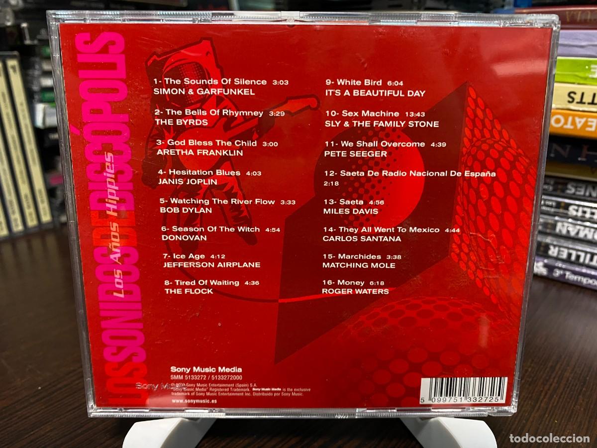 CDs de m&uacute;sica: Various - Los Sonidos De Discopolis. Los A&ntilde;os Hippies (CD, Comp) - Foto 2
