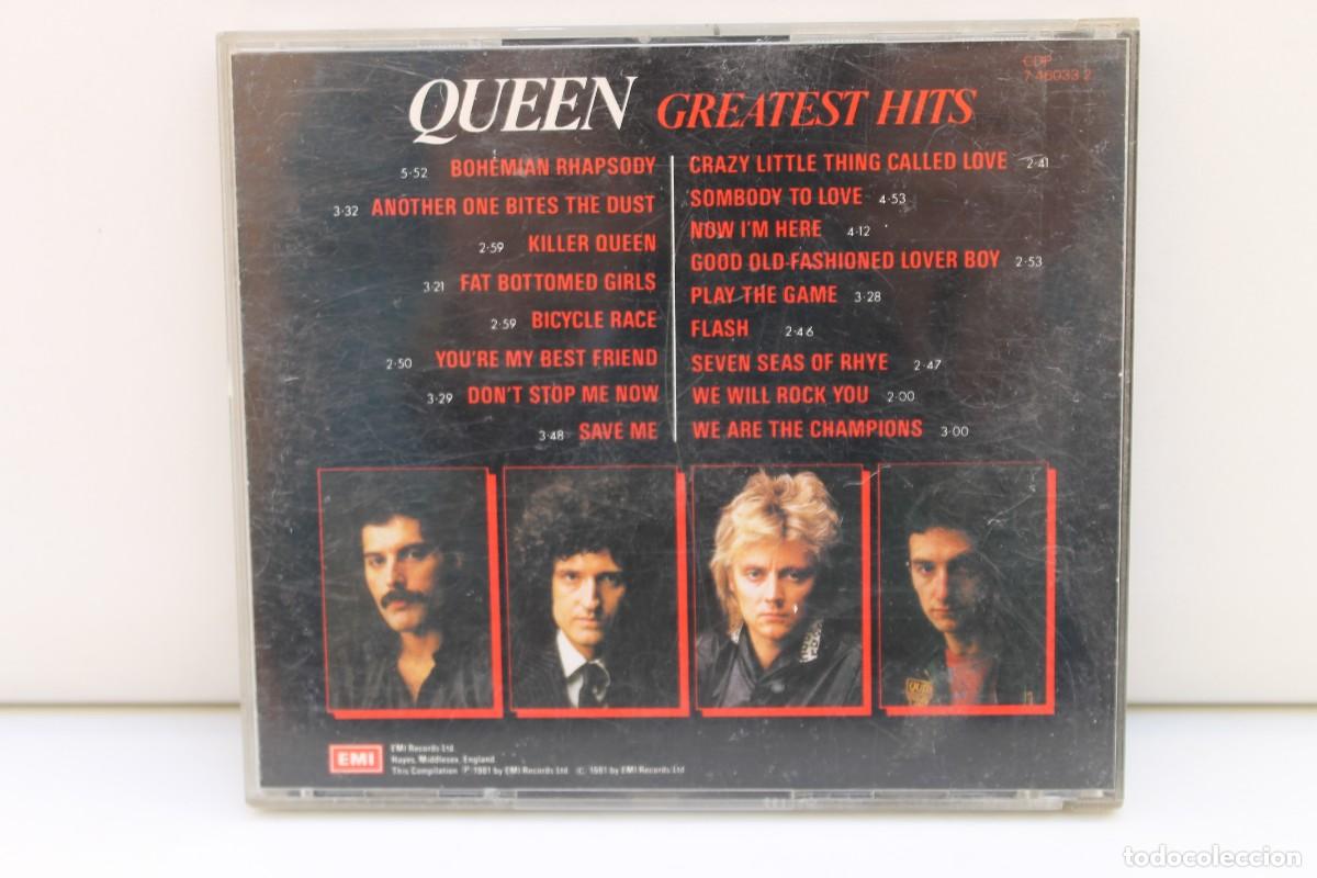CDs de m&uacute;sica: CD- QUEEN, GREATEST HITS - Foto 3