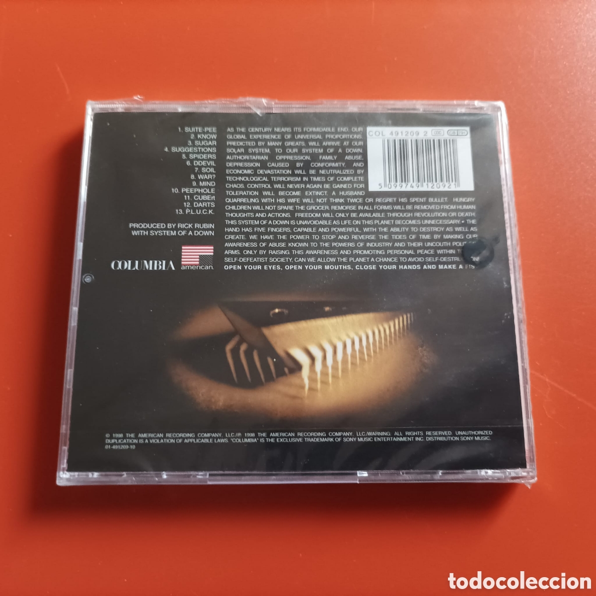 CDs de m&uacute;sica: Cd PRECINTADO. SYSTEM OF A DOWN - Foto 2