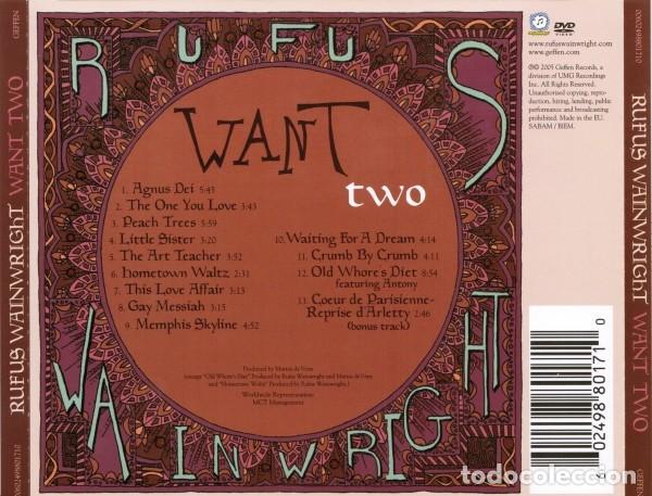 CDs de m&uacute;sica: Rufus Wainwright &ndash; Want Two - Foto 2