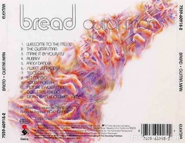 CDs de m&uacute;sica: Bread &ndash; Guitar Man - CD - Foto 2