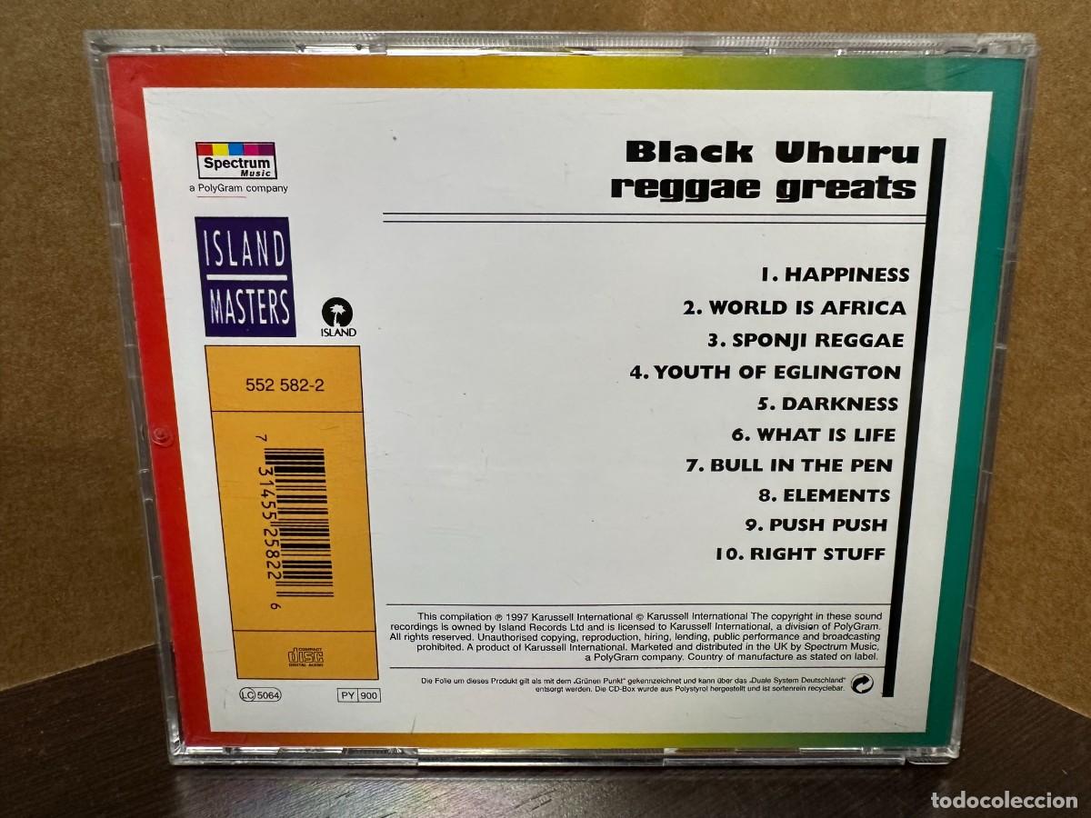 CDs de m&uacute;sica: Black Uhuru - Reggae Greats (CD, Comp) - Foto 2