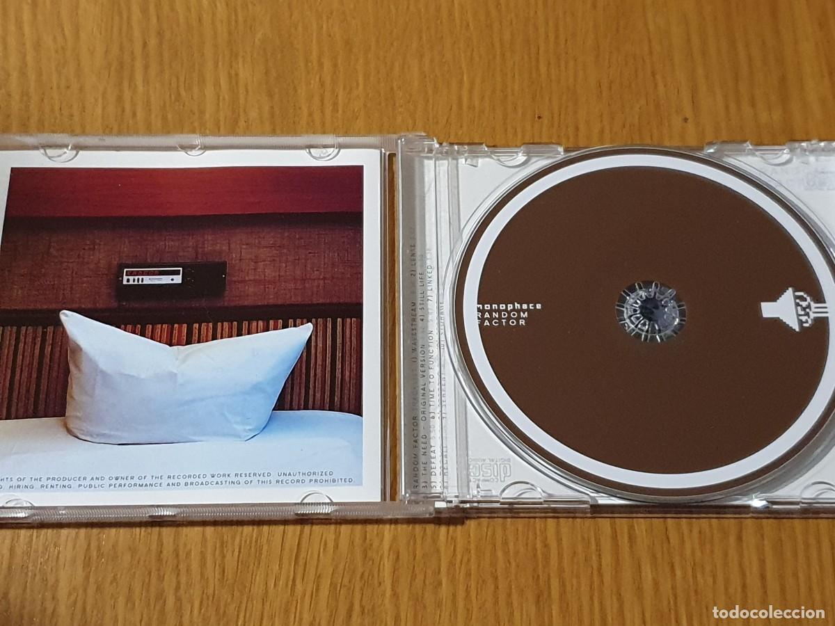 CDs de m&uacute;sica: CD Monophace&nbsp;&ndash;&nbsp;Random Factor - 2002 - Foto 2