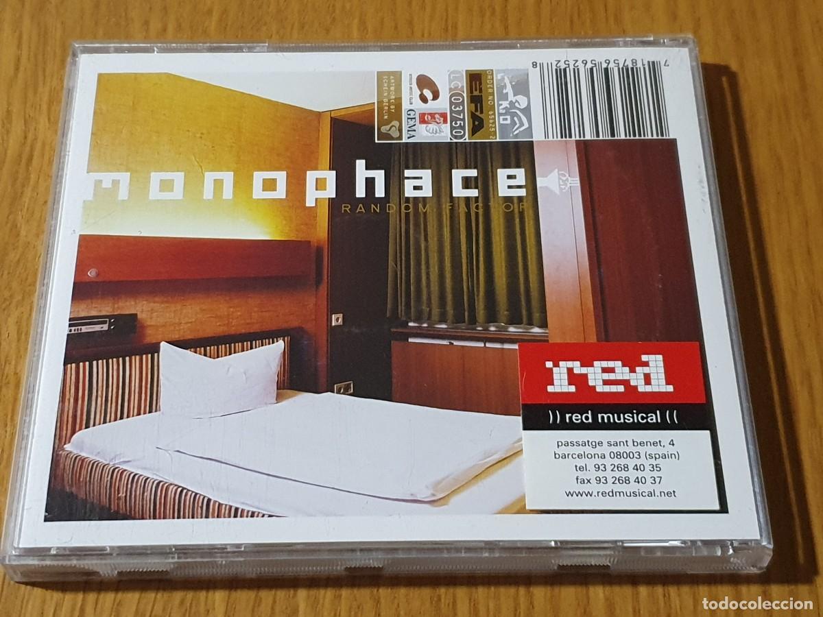 CDs de m&uacute;sica: CD Monophace&nbsp;&ndash;&nbsp;Random Factor - 2002 - Foto 3
