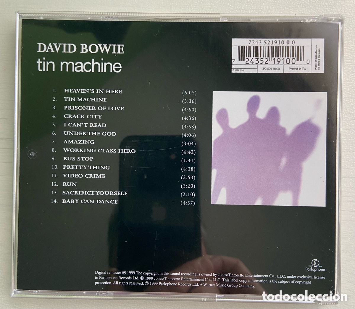 CDs de m&uacute;sica: CD TIN MACHINE: TIN MACHINE (1999 Remaster) - Foto 2