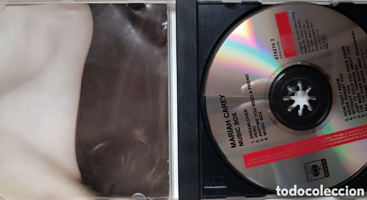 CDs de m&uacute;sica: MARIAH CAREY, CD MUSIC BOX - Foto 2