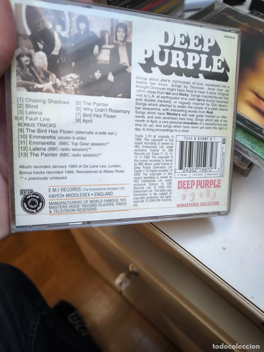 CDs de m&uacute;sica: CD DEEP PURPLE ALBUM DEEP PURPLE - Foto 2