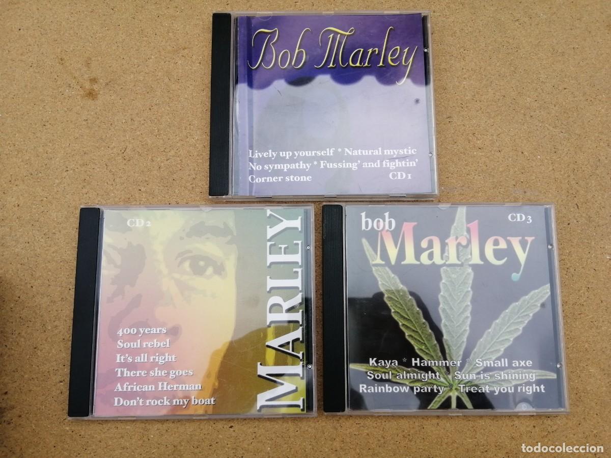 CDs de m&uacute;sica: TRES CD BOB MARLEY (45 TEMAS) - Foto 1