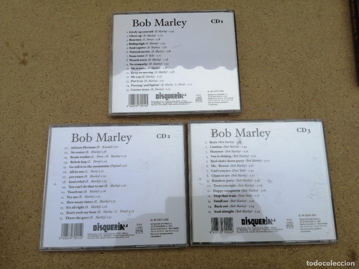 CDs de m&uacute;sica: TRES CD BOB MARLEY (45 TEMAS) - Foto 2