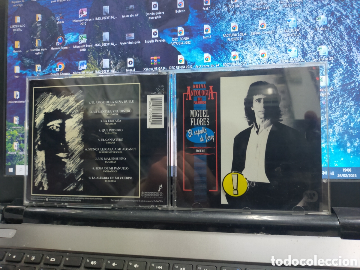 CDs de m&uacute;sica: Miguel flores capullo de jerez CD poder&iacute;o 1996 - Foto 1