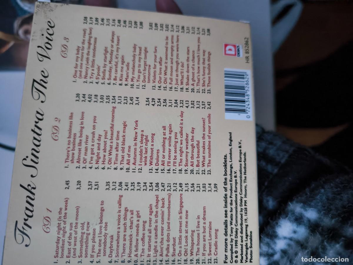 CDs de m&uacute;sica: 3 CD FRANK SINATRA THE VOICE DISKY - Foto 2