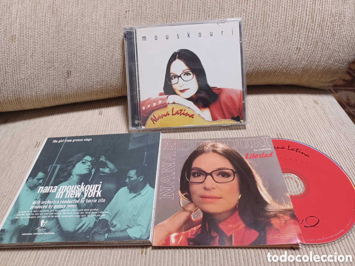 CDs de m&uacute;sica: 3 Cd musica nana mouskouri