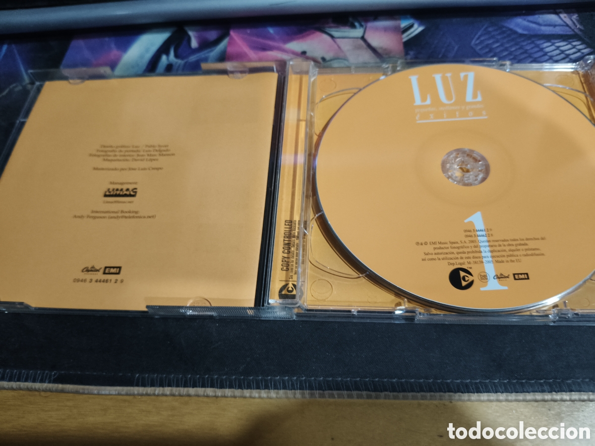 CDs de m&uacute;sica: Luz peque&ntilde;os, medianos y grandes &eacute;xitos -35 - Foto 3