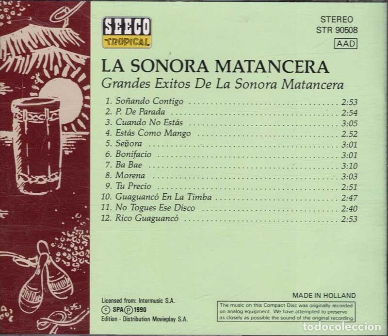 CDs de m&uacute;sica: La Sonora Matancera - Grandes Exitos de La Sonora Matancera. CD - Foto 2