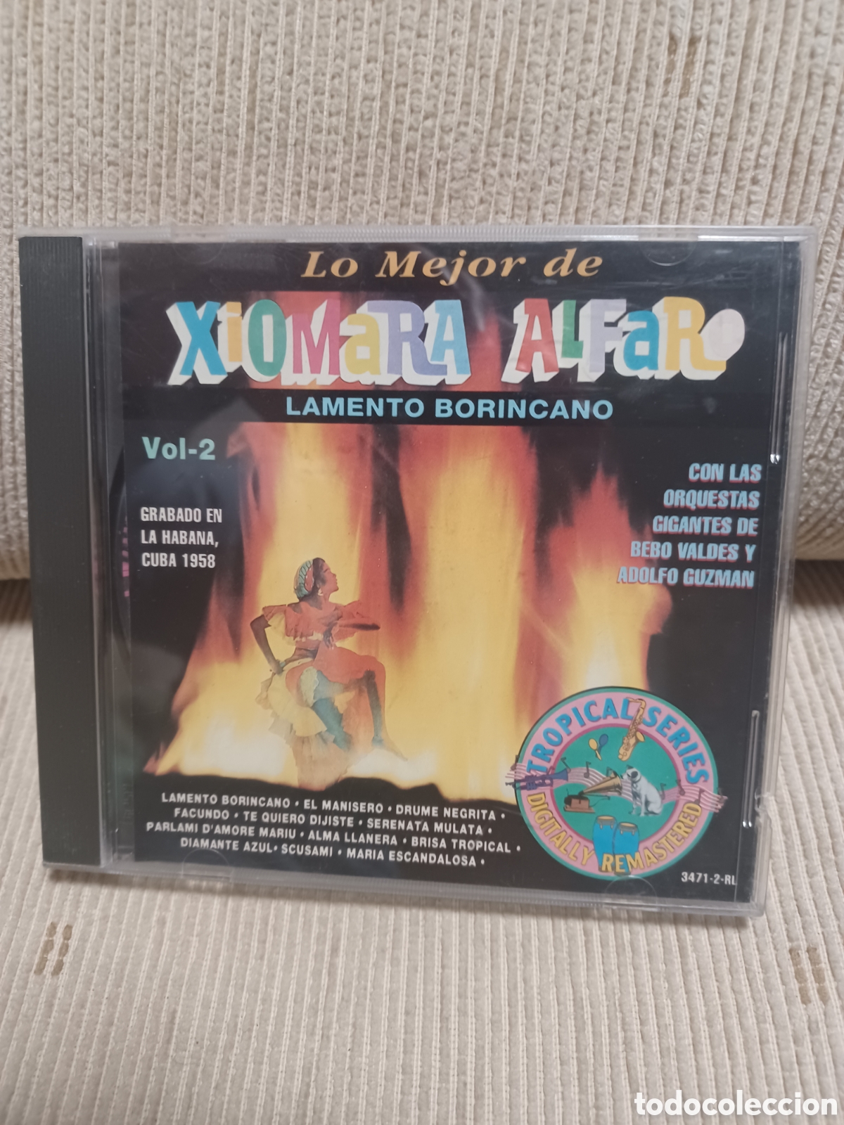 CDs de m&uacute;sica: Cd lo mejor de xiamora alfaro