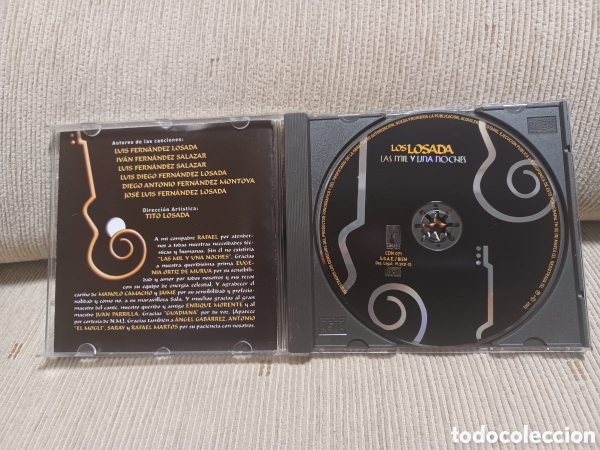 CDs de m&uacute;sica: Cd los losada las mil y una noches - Foto 3