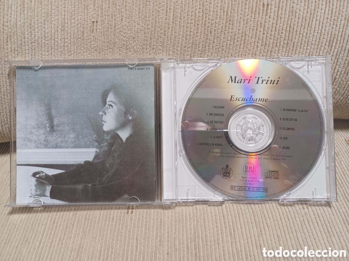 CDs de m&uacute;sica: Cd mari trini escuchame - Foto 3