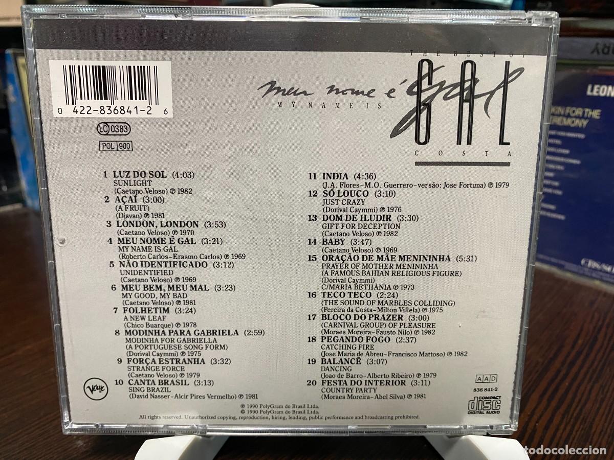 CDs de m&uacute;sica: Gal Costa - Meu Nome &Eacute; Gal (CD) - Foto 2