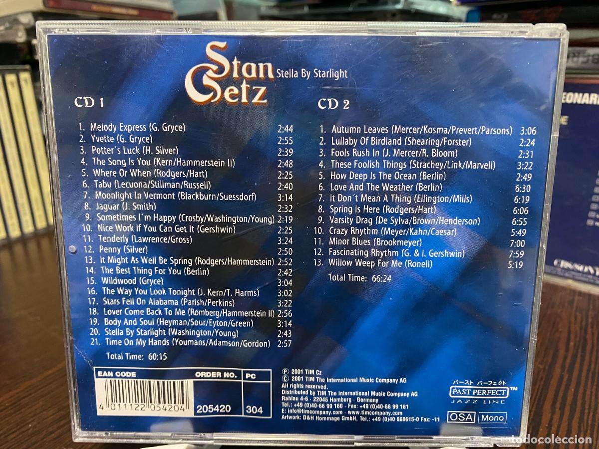 CDs de m&uacute;sica: Stan Getz - Stella By Starlight (2xCD) - Foto 2