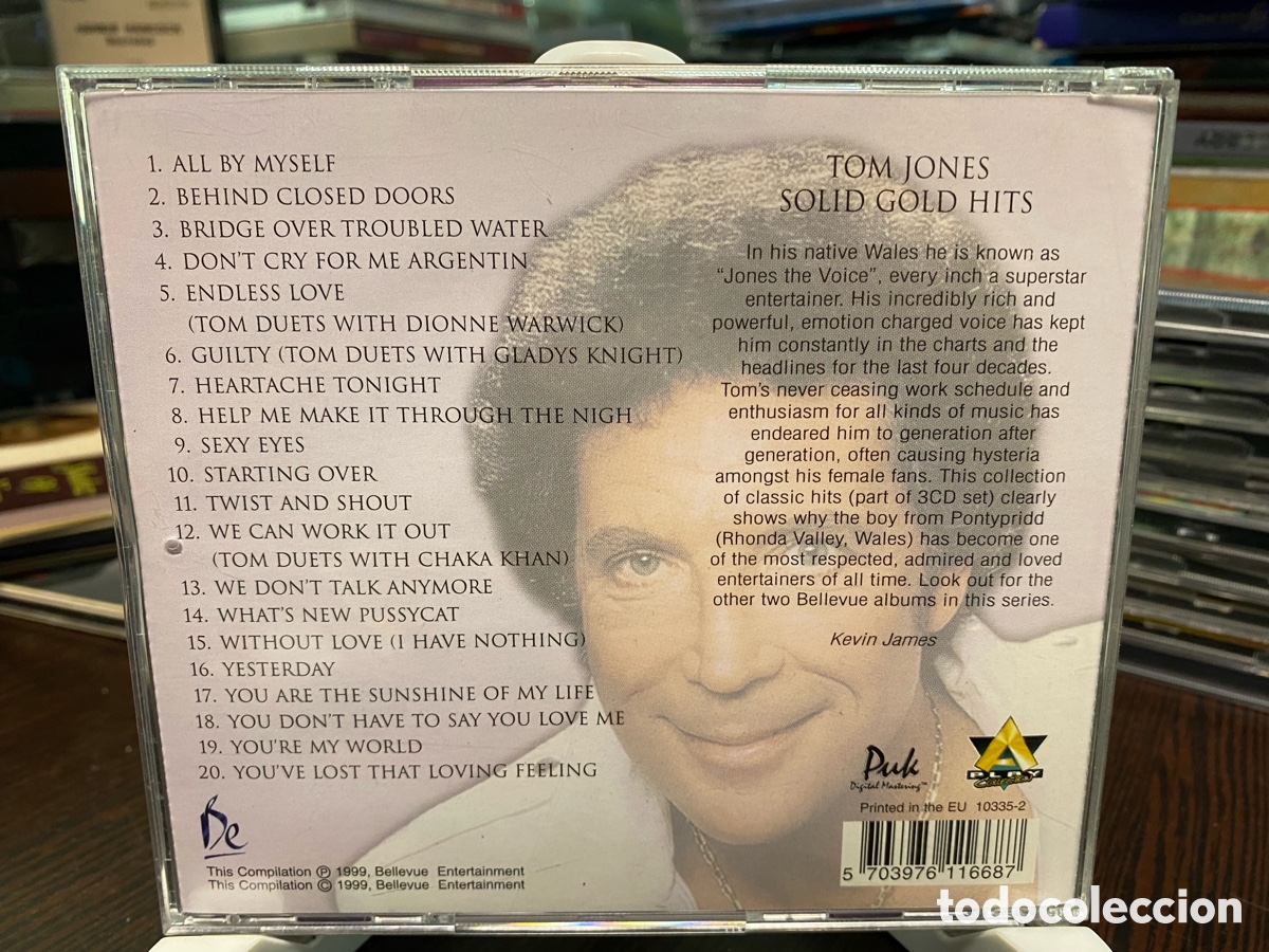 CDs de m&uacute;sica: Tom Jones - Solid Gold Hits (CD) - Foto 2
