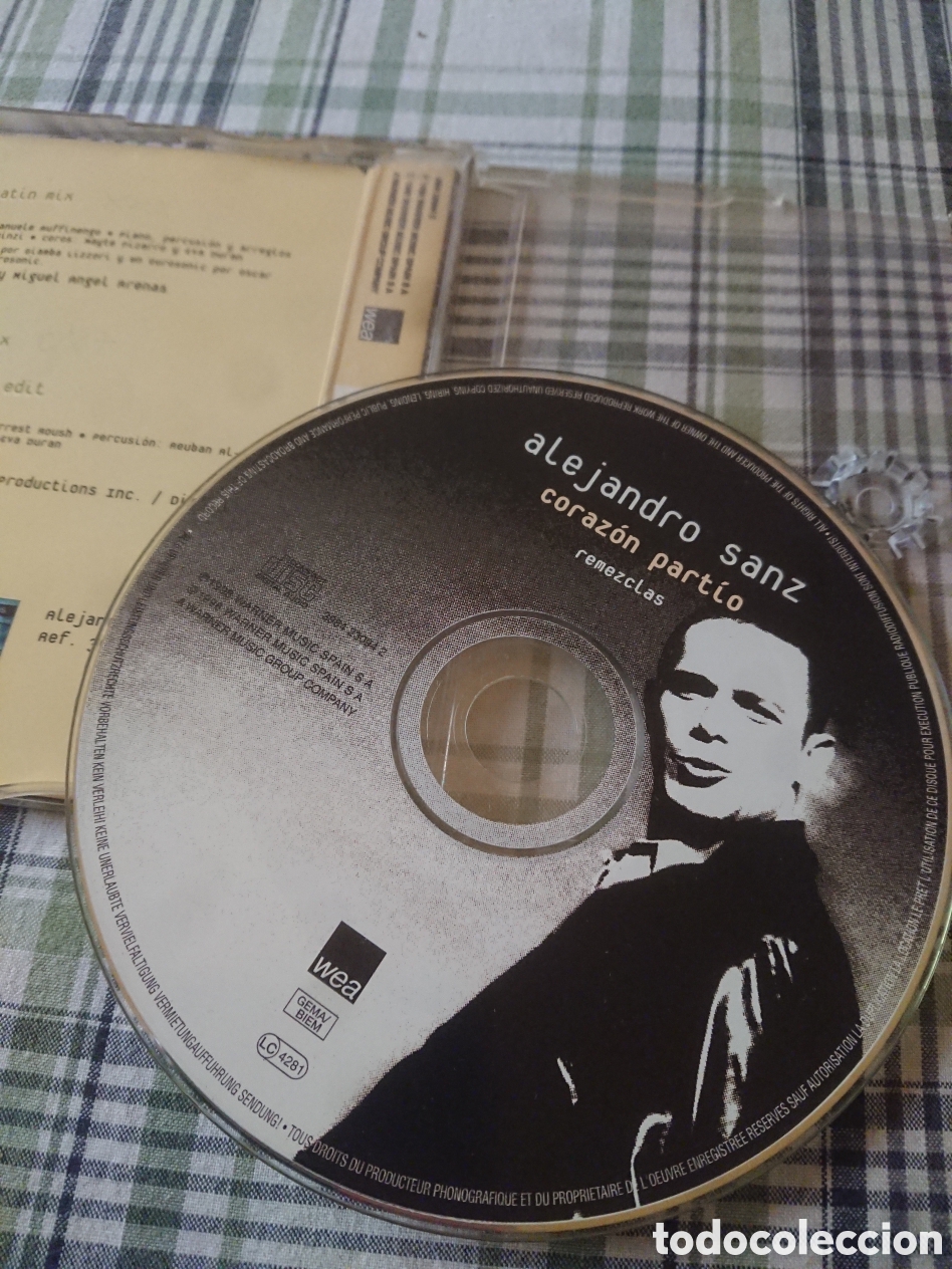 CDs de m&uacute;sica: Alejandro Sanz - coraz&oacute;n part&iacute;o remezclas - CD - Foto 5