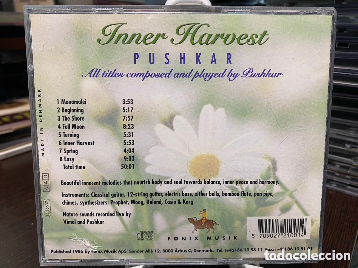 CDs de m&uacute;sica: Pushkar - Inner Harvest (CD, Album) - Foto 2