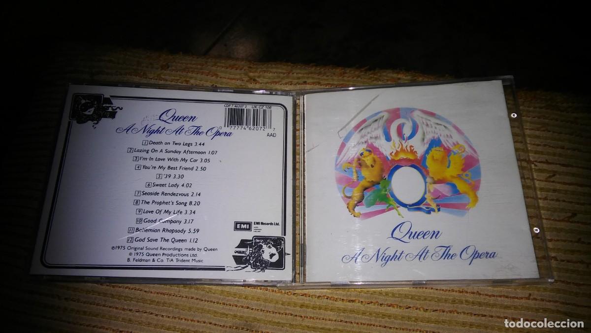 CDs de m&uacute;sica: QUEEN - A NIGHT AT THE OPERA (1975) - Foto 1