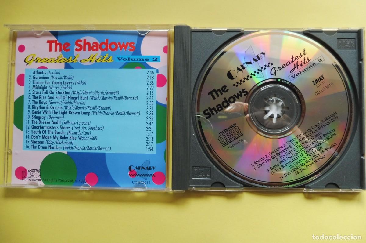 CDs de m&uacute;sica: CD - THE SHADOWS - GREATEST HITS VOL 2 - CD 552018 - CARNABY - Foto 2