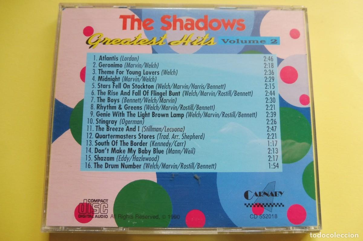 CDs de m&uacute;sica: CD - THE SHADOWS - GREATEST HITS VOL 2 - CD 552018 - CARNABY - Foto 3