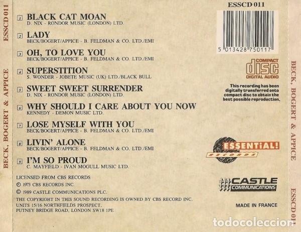 CDs de m&uacute;sica: Beck, Bogert & Appice &ndash; Beck, Bogert & Appice - Foto 2