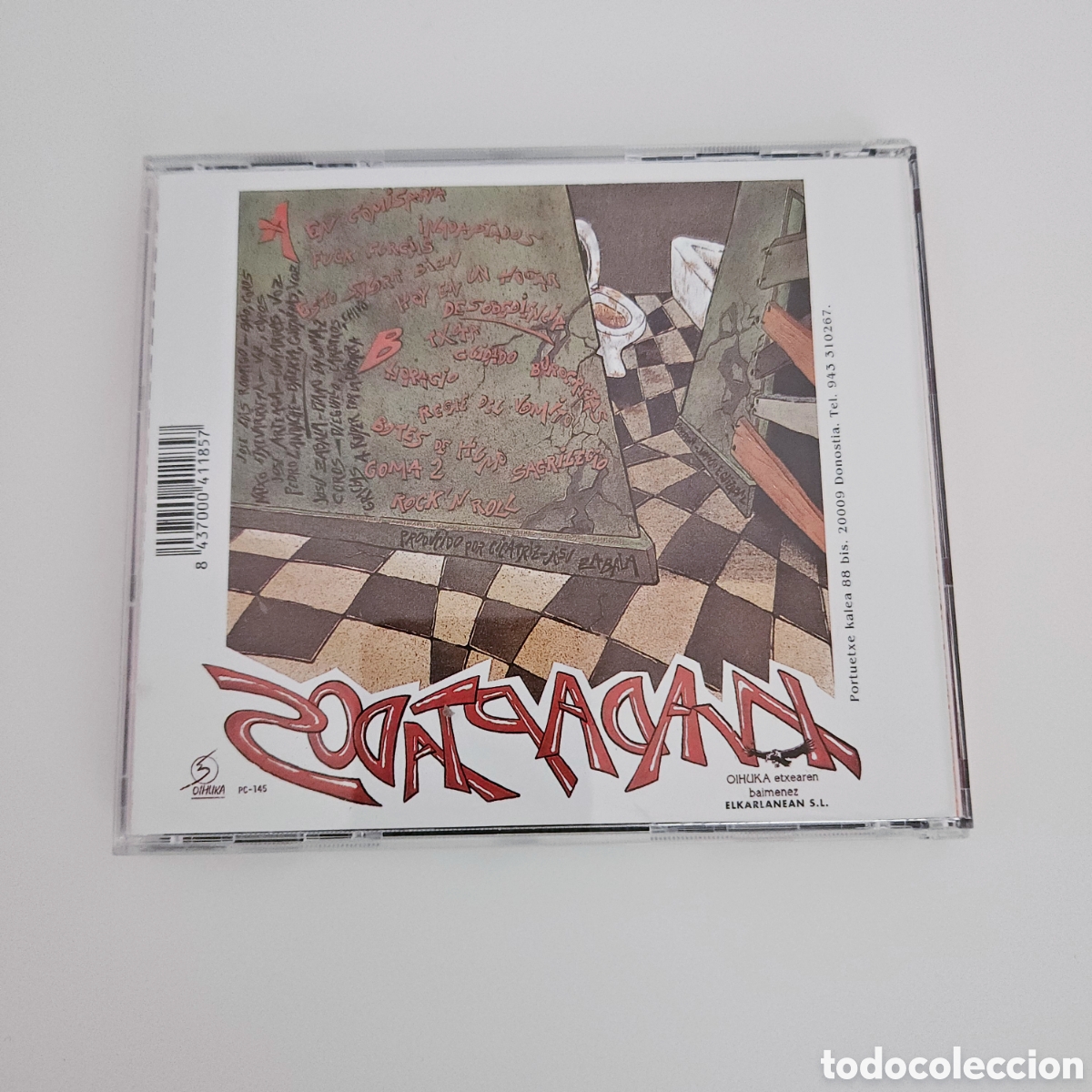 CDs de m&uacute;sica: Inadaptados - Cicatrices. Punk. 1998 - Foto 2